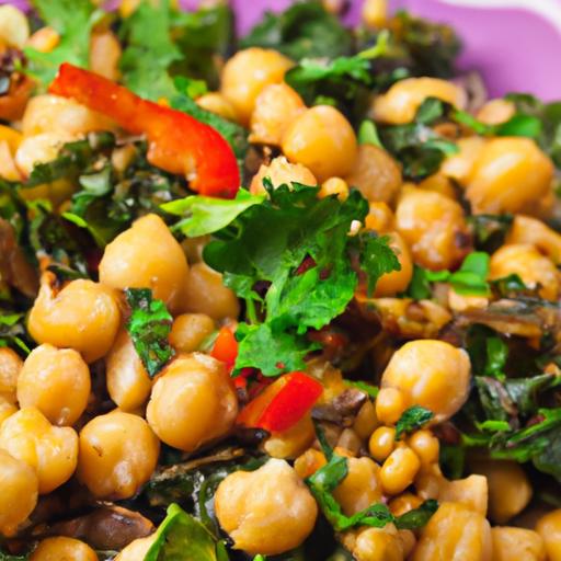 Fiery Chickpea & Kale Stir-Fry: A Nutritious Twist