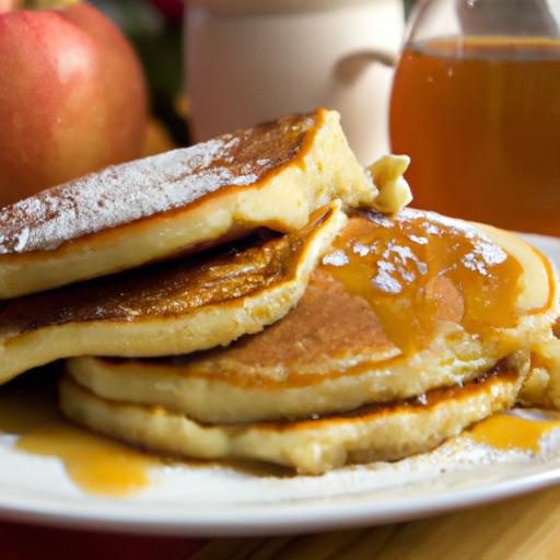 Fluffy Pancakes with Apples & Cinnamon: A Cozy Morning treat