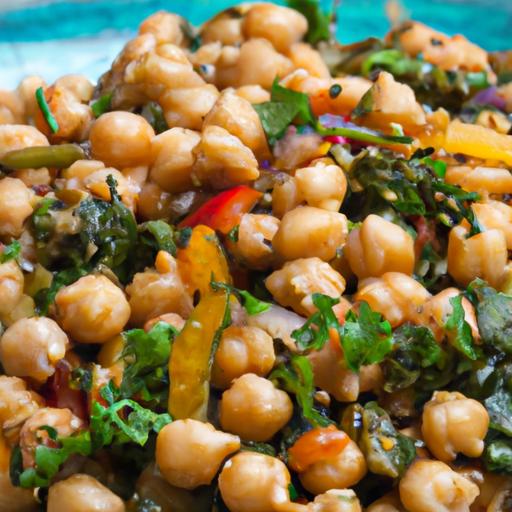 Fiery Chickpea & Kale Stir-Fry: A Zesty ⁣Garden ⁤Delight