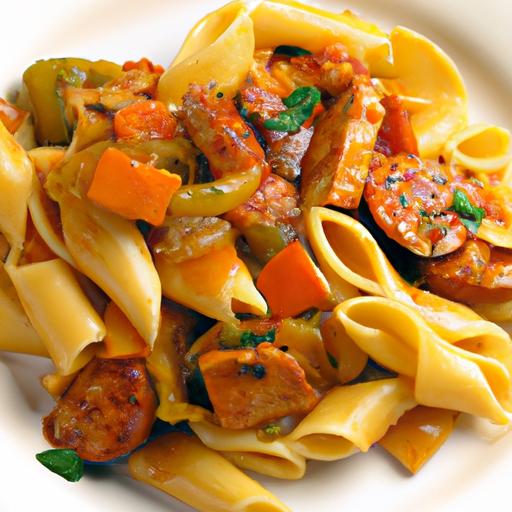 One-Pan Chicken apple Sausage Pasta: Quick & Flavorful Feast