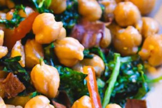 Fiery Chickpea & Kale Stir-Fry: A Nutritious Twist