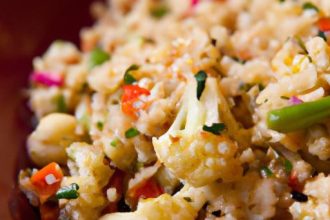 Cauliflower Fried Rice: A Flavorful Low-Carb Twist on Tradition